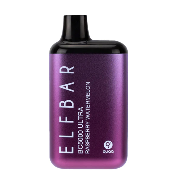 Elf Bar BC5000 Ultra Raspberry Watermelon vape device.