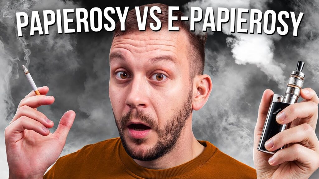 Comparison between smoking and vaping.