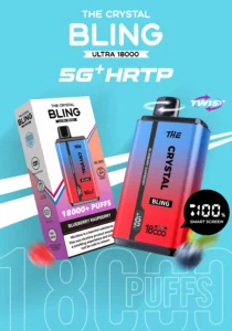 Crystal Bling vape device with packaging display