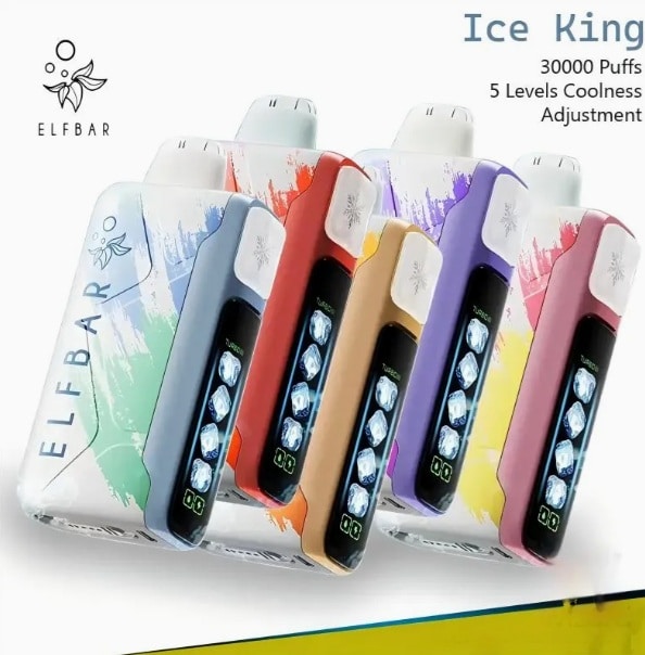 Elektroniczny papieros jednorazowy z dużą ilością buchów