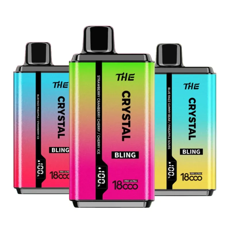 Colorful vape products in various flavors.