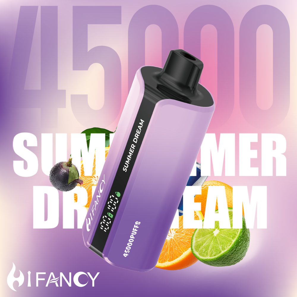 Lush vape device with summer fruit theme.