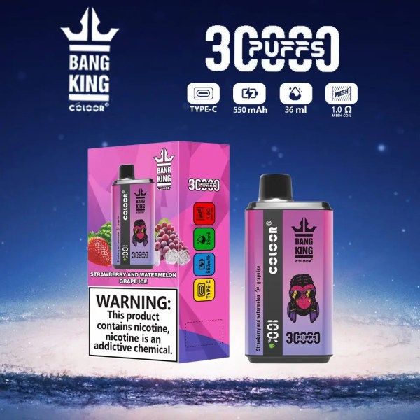 e-papieros jednorazowy,30000 puffs,bang king,vape recenzja,e-papierosy porównanie,duży e-papieros,cena za puff