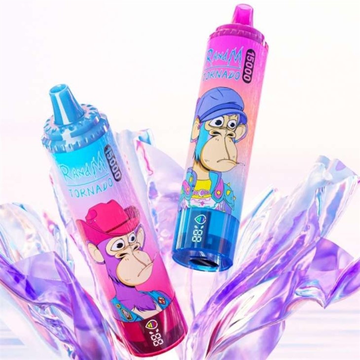 Różnorodna kolekcja nowoczesnych, kolorowych jednorazowych e-papierosów, symbolizujących ich popularność i ewolucję.