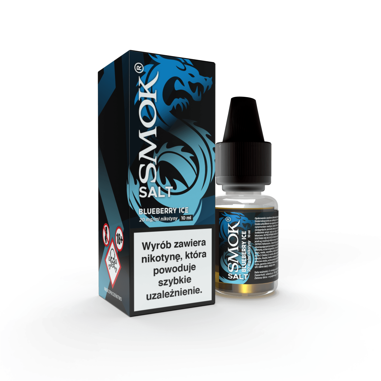 Wykres lub tabela porównująca stężenie nikotyny w liquidzie do dawki wchłanianej przez użytkownika.