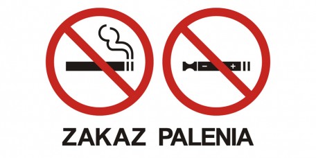 Znak zakazu wapowania, symbolizujący prawo, z elementami kodeksu prawnego w tle.