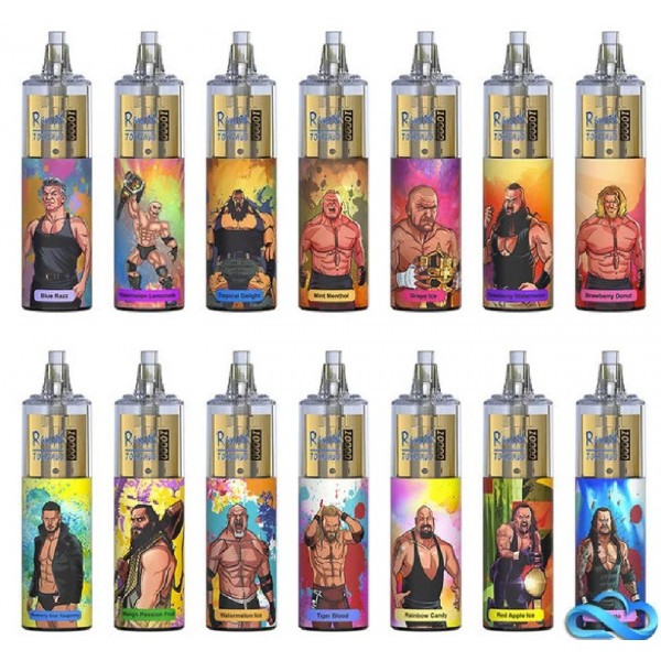 Zdjęcie stosu lub kolekcji kolorowych, popularnych jednorazowych e-papierosów, symbolizujące ich gwałtowny wzrost sprzedaży i importu w Polsce.