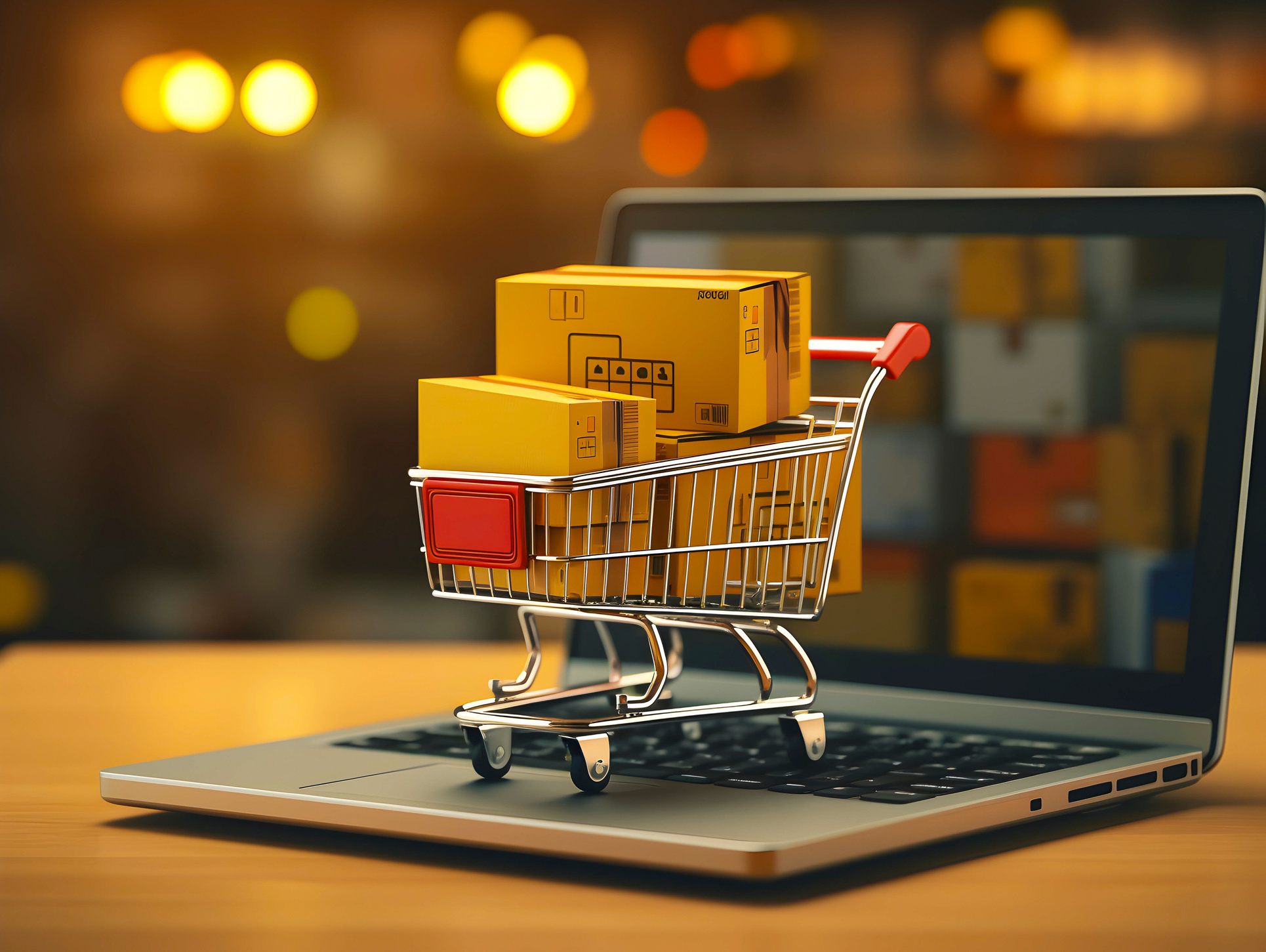 Ilustracja pola minowego, gdzie miny symbolizują ryzyka związane z zakupami hurtowymi e-papierosów na platformach online (Allegro, OLX, Alibaba)
