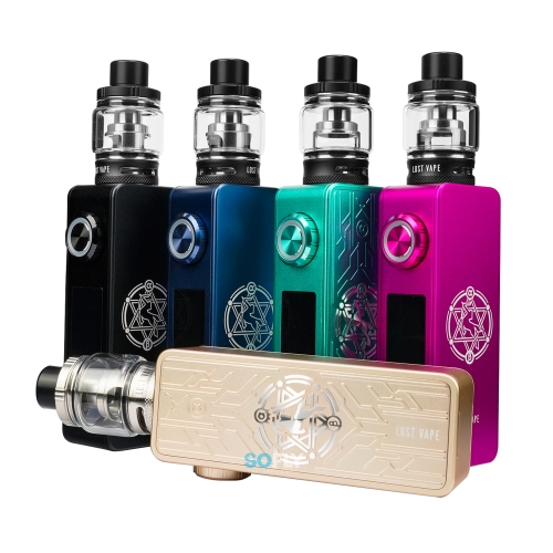 Porównanie małego, prostego e-papierosa jednorazowego (sprinter) obok większego, zaawansowanego, ładowalnego (maratończyk).