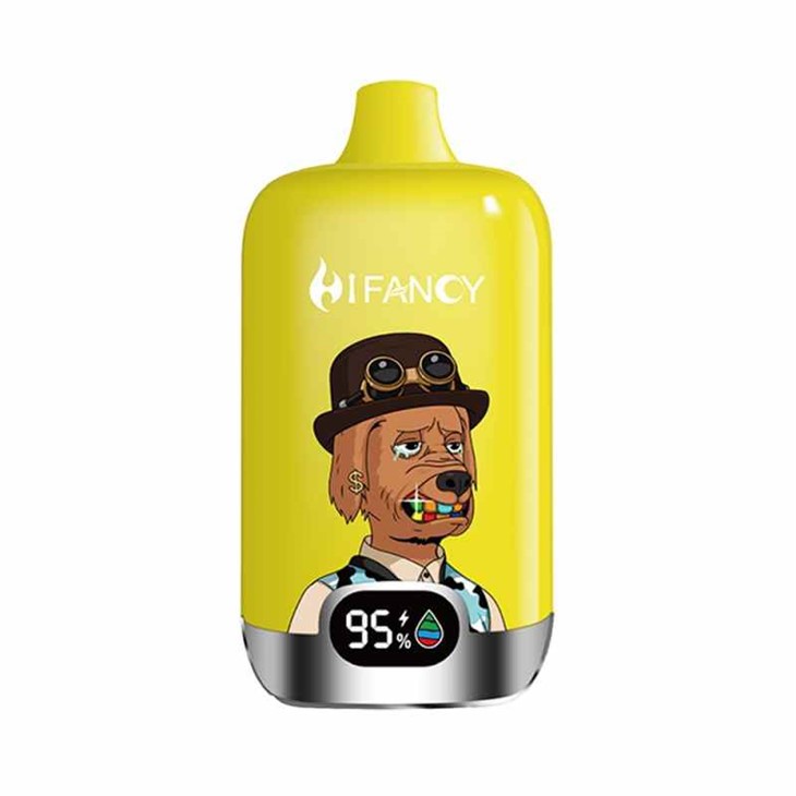 Porównanie dwóch e-papierosów Hifancy z serii 25K i 45K, symbolizujące rozwój produktu.