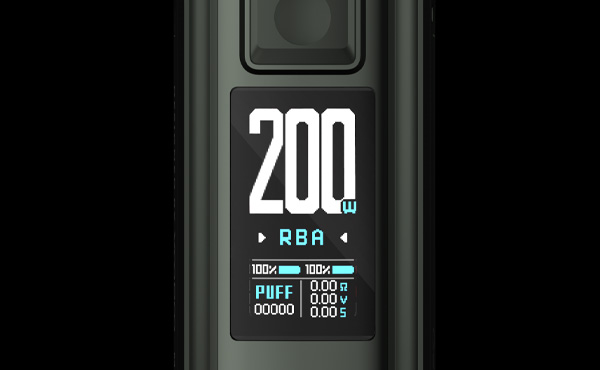 Wizualizacja chipa GENE.TT i grzałek PnP, symbolizujących serce i mózg urządzeń Voopoo.