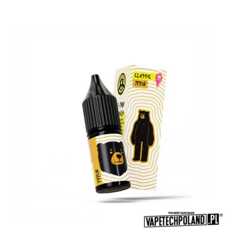 Duża, dobrze zaopatrzona ściana z setkami buteleczek e-liquidów w różnych smakach i markach, oznaczająca