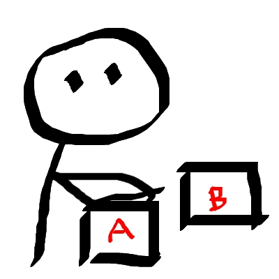 Symboliczny obraz dwóch ścieżek lub tronów, z pytaniem