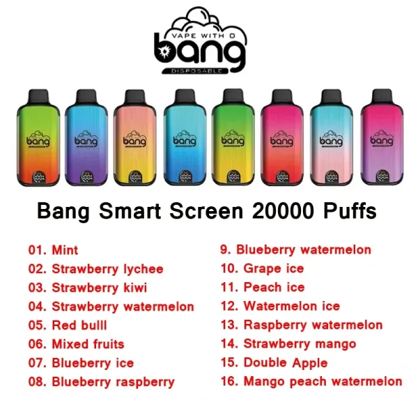 Kolaż lub zestawienie nowoczesnych e-papierosów jednorazowych, takich jak FUMOT 20000 PUFFS i Bang Blaze 40K, prezentujące połączenie inteligentnych ekranów i legendarnych smaków.