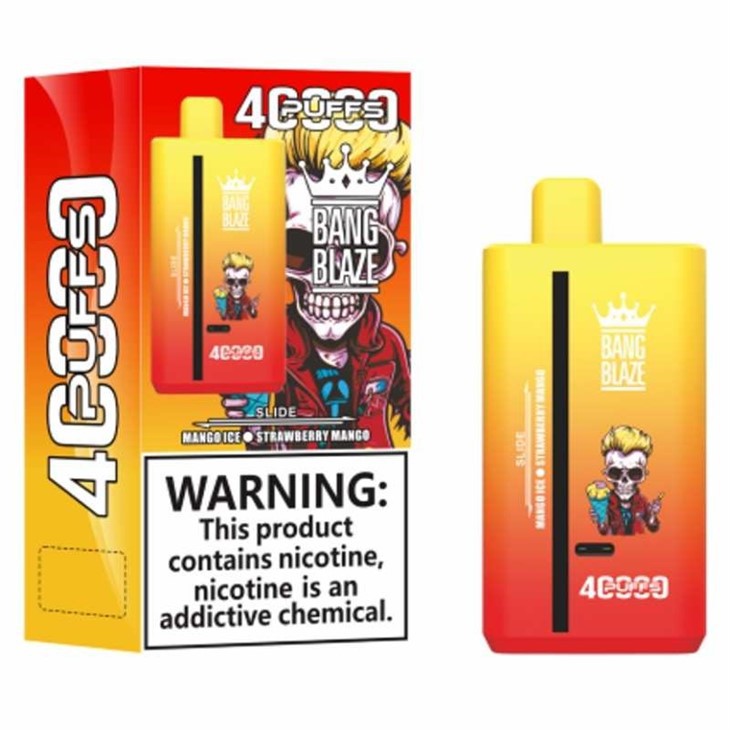 Porównanie dwóch dużych e-papierosów jednorazowych, Hifancy 45K i Bang Blaze 40K, symbolizujące rywalizację o miano króla opłacalności.