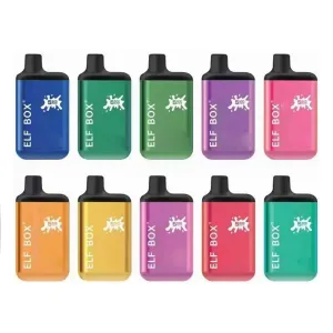 Graficzne porównanie dwóch koncepcji: z jednej strony HIFANCY symbolizowany przez ikonę ekranu, z drugiej Elfbar przez ikonę grzałki QUAQ, z wagą lub strzałkami wskazującymi równowagę.