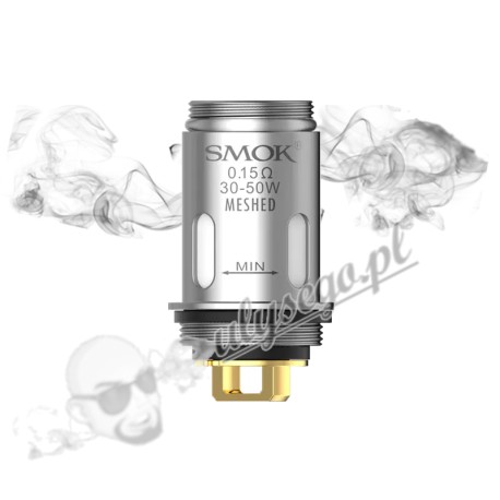 Zbliżenie na grzałkę typu Mesh Coil w e-papierosie, podkreślające jej skomplikowaną strukturę i znaczenie dla jakości smaku.