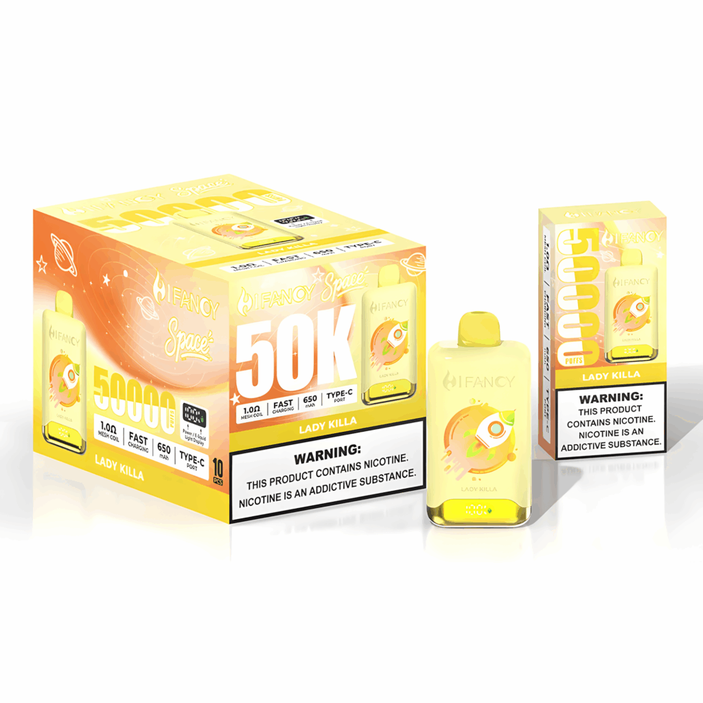 HIFANCY SPACE 50000 PUFFS – grafika kosmiczna