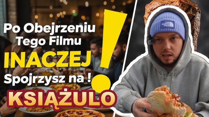 Obrazek humorystyczny przedstawiający stoisko z kebabem, a obok niego talerzyk z elegancko ułożonym sushi, podkreślający absurdalność szukania niepasujących produktów w danym miejscu.