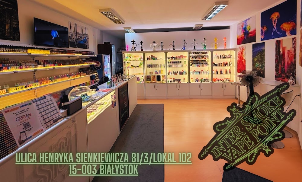 Stylizowana mapa skarbów z zaznaczonymi kluczowymi słowami do wyszukiwania: Vape Shop i Sklep z e-papierosami.