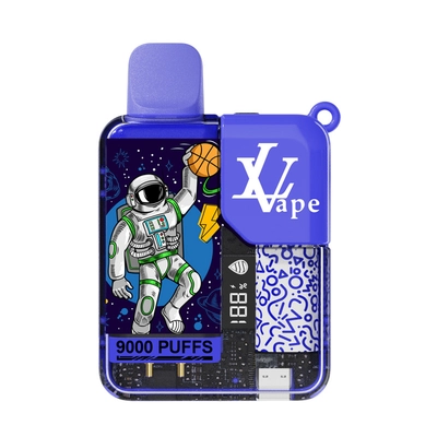 Dynamiczna animacja wyświetlana na ekranie e-papierosa HIFANCY DREAM 45K podczas zaciągania, ukazująca płynne i kolorowe efekty.