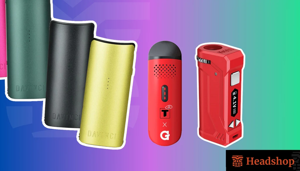 Nowoczesny e-papieros HIFANCY z kolorowym ekranem obok prostego, starego jednorazowego e-papierosa, symbolizujące ewolucję i postęp technologiczny.