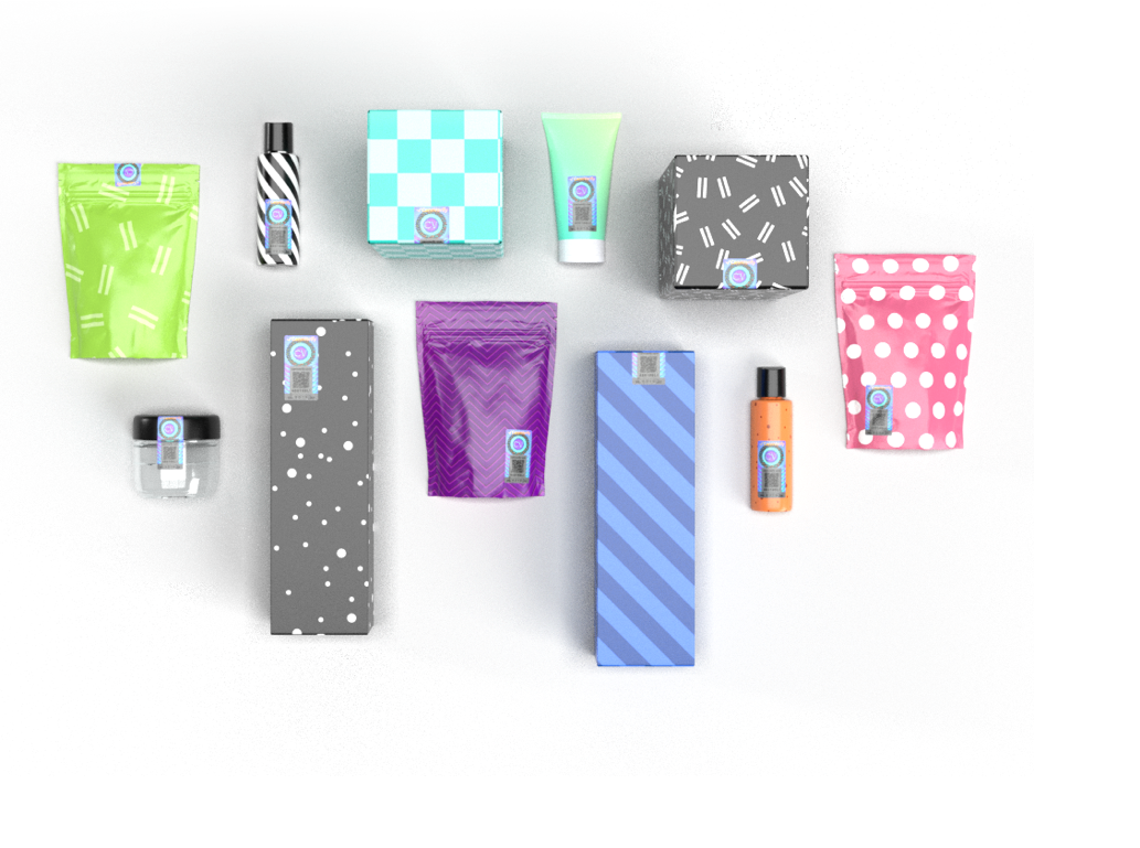 Opakowanie jednorazowego e-papierosa Hifancy z wyraźnie widocznym kodem QR i miejscem na zdrapkę weryfikacyjną. Obok smartfon skanujący kod.