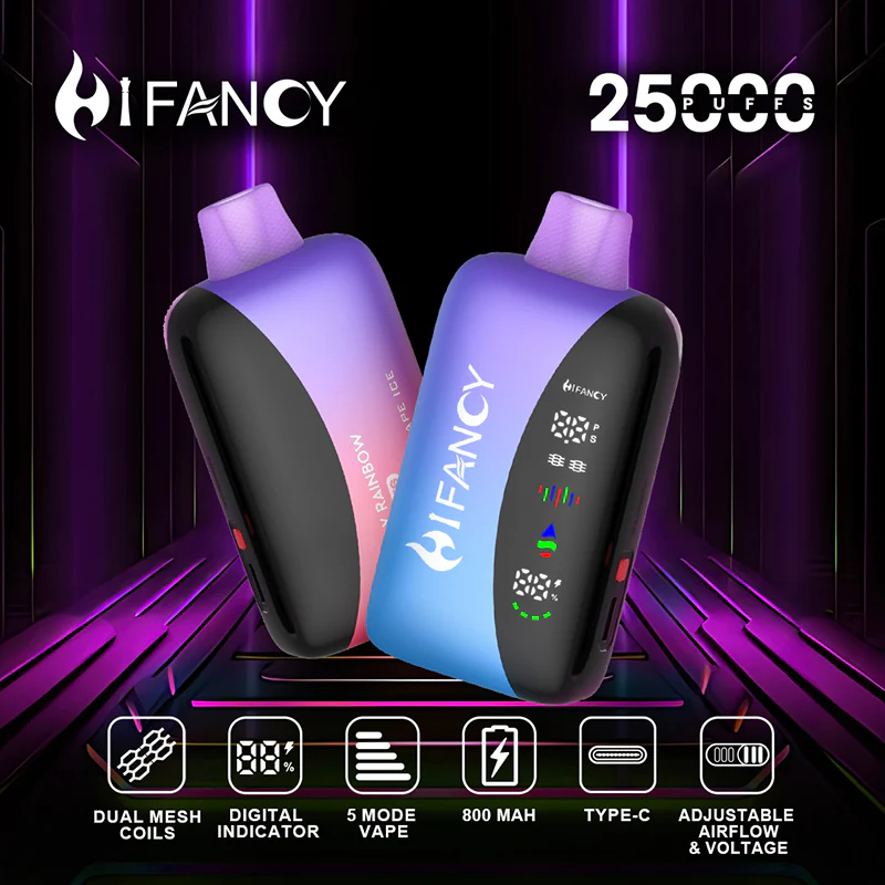 Hifancy - EU Warehouse HIFANCY RAINBOW 25000 Puffs Disposable Vape Wholesale ...