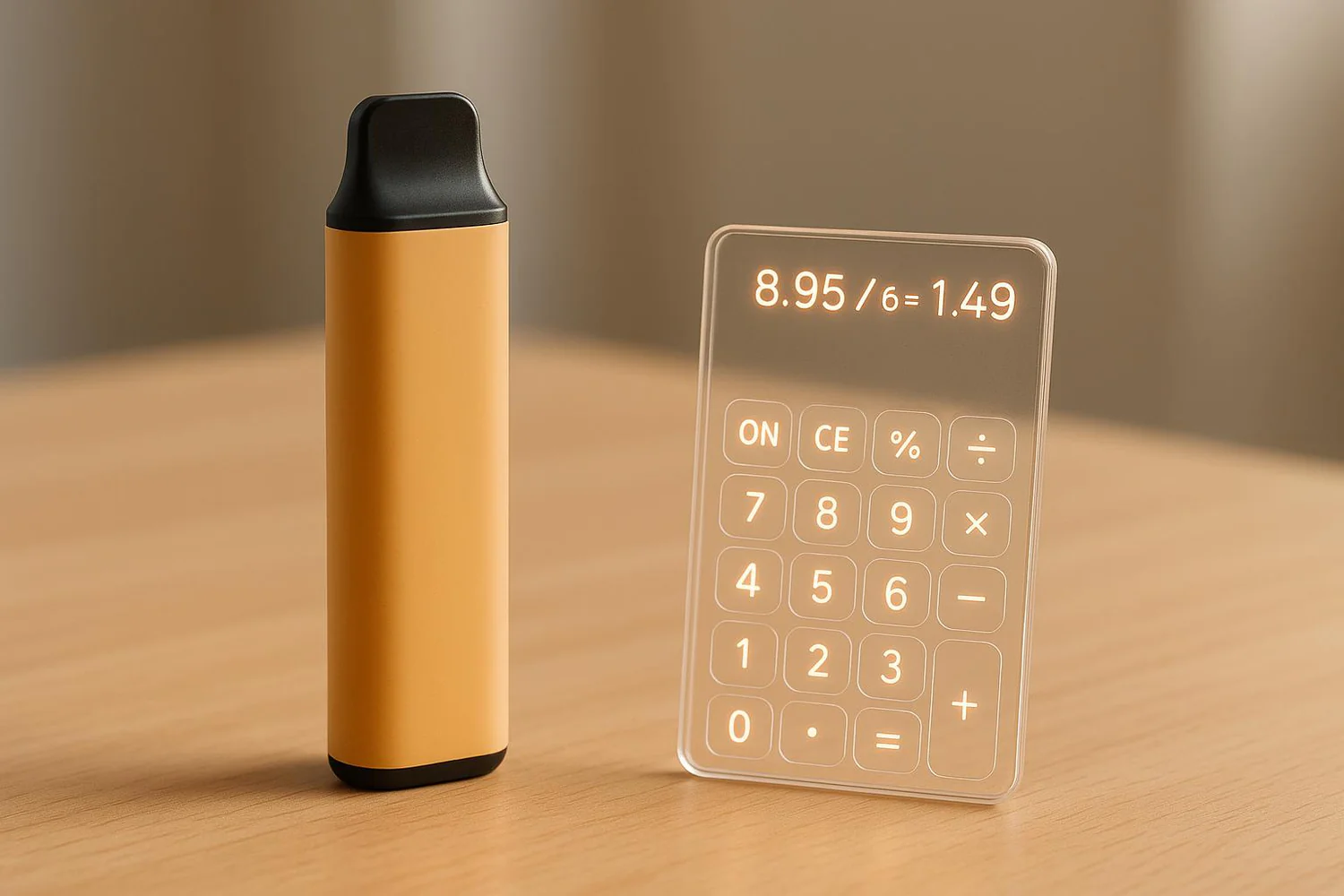 kalkulator kosztów vape, oszczędność e-papierosów, analiza opłacalności jednorazówek, pieniądze i vape - Disposable Vape Cost Per Use Calculator | Fresh Farms E-Liquid ...