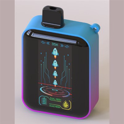 jednorazówka z ekranem LED, vape z wyświetlaczem baterii, nowoczesny e-papieros - Dostosowany jednorazowy papieros E o pojemności 33 ml z 35000 ...