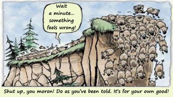 efekt owczego pędu, ludzie podążający za tłumem, bezpieczna przystań decyzje konsumenckie, popularność mody vaping - Efekt owczego pędu (psychologia tłumu)-psychologia zachowań ...