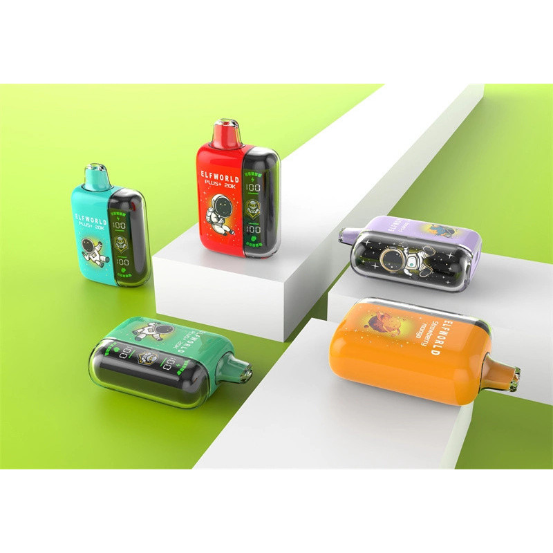 czy smak jednorazówek jest lepszy, sekret smaku vape, intensywny liquid e-papieros - E-liquid intensywny smak - ElfWorld Plus+ 20k Juicy Peach Ice