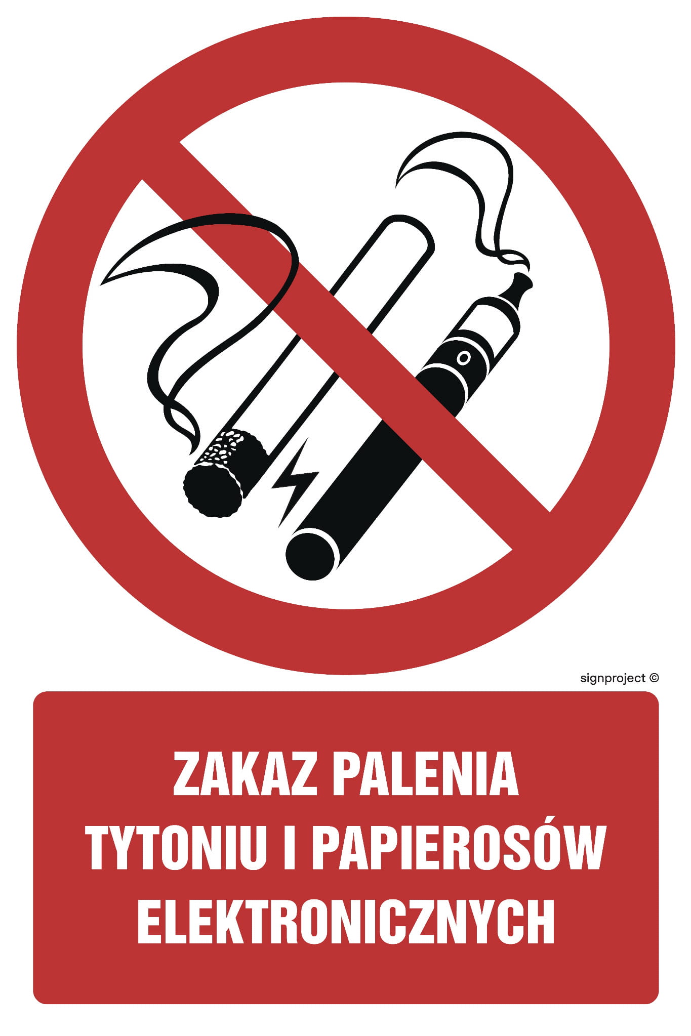 zakaz wapowania samolot znak, nie wolno palić e-papierosów w locie - Znak