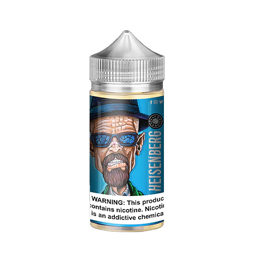 Walter White Heisenberg vape, Mr Blue Breaking Bad, niebieska metamfetamina e-liquid, legenda smaku vape - Heisenberg by Walter White 100ml – Ejuice Store
