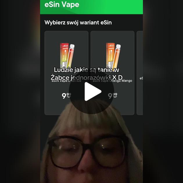 Przepłacanie za vape Żabka, 700% drożej e-papieros, strata pieniędzy na vape, kasjerka nabijająca drogi paragon - Tanie jednorazówki w Żabce - Zabka elfbat geek bar | TikTok