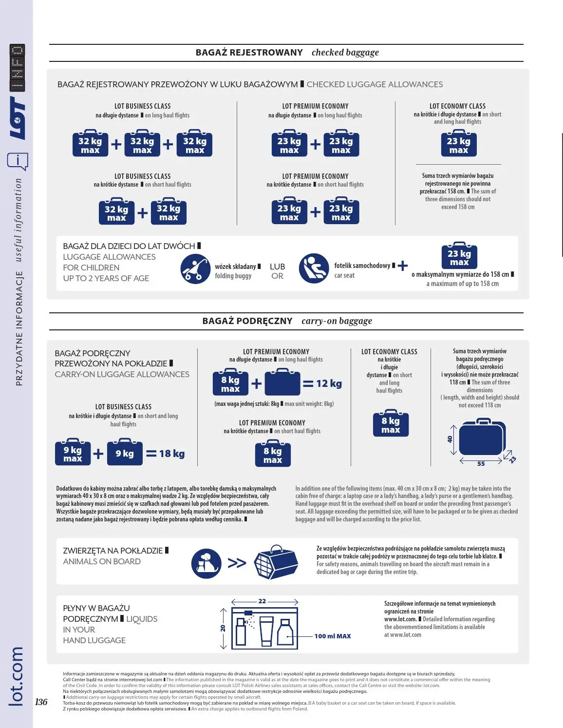 bagaż podręczny bagaż rejestrowany ikony, e-papieros w kabinie kontra luk - Kaleidoscope July 2016 by LOT Polish Airlines - Issuu
