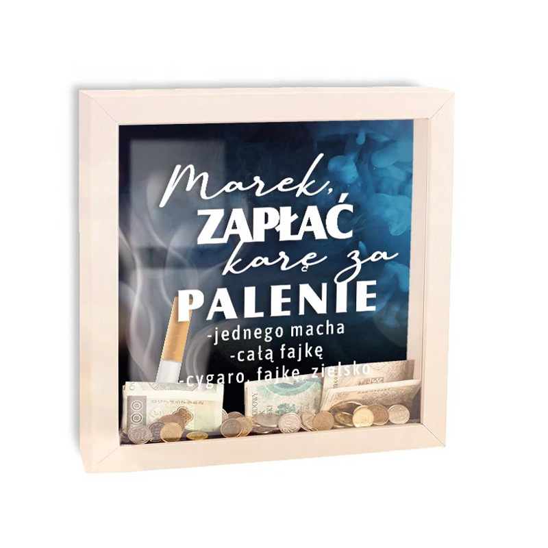 prezent dla palacza, nieudany prezent, skarpety i e-papieros, pomysł na prezent, Hifancy Space - SKARBONKA 3D Zapłać Kasę Za Palenie Prezent dla Palacza ...