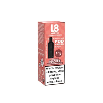 L8 Vape zatyczka ustnika, silikonowy korek e-papierosa, wyjmowanie korka z ustnika vape, zabezpieczenie ustnika L8 - Wkład L8 Vape 20mg 800 + Urządzenie