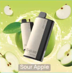 XCOR Hawaii Pro 23000 Puffs, e-papieros XCOR z ekranem LED, nowoczesny vape jednorazowy - XCOR Hawaii Pro 23000 PUFFS Sour Apple -