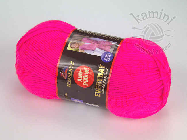 jaskrawy - Everyday 70052 jaskrawy róż KAMINI Włóczki i akcesoria