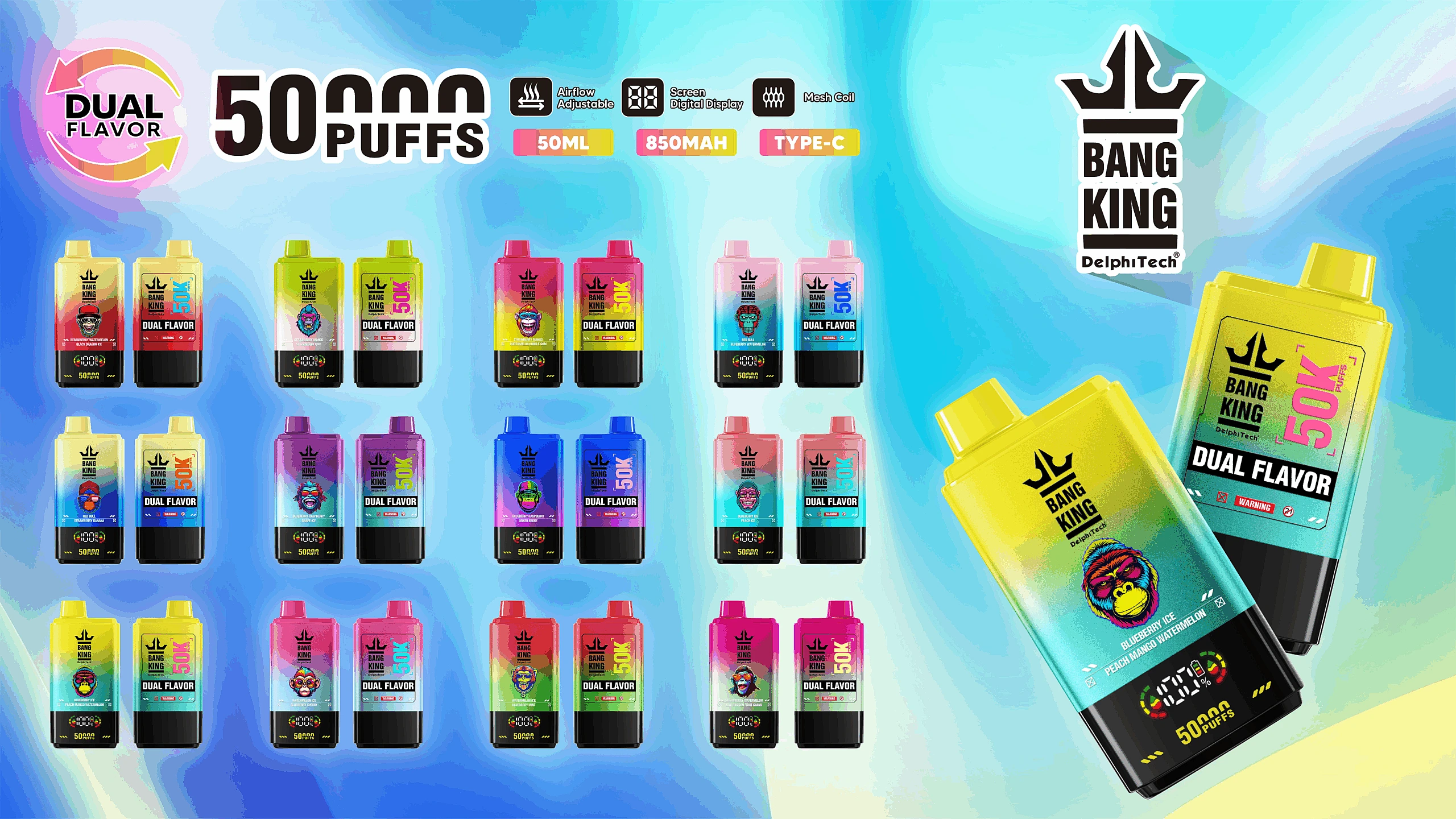 bangking 50k dual flavor dispo