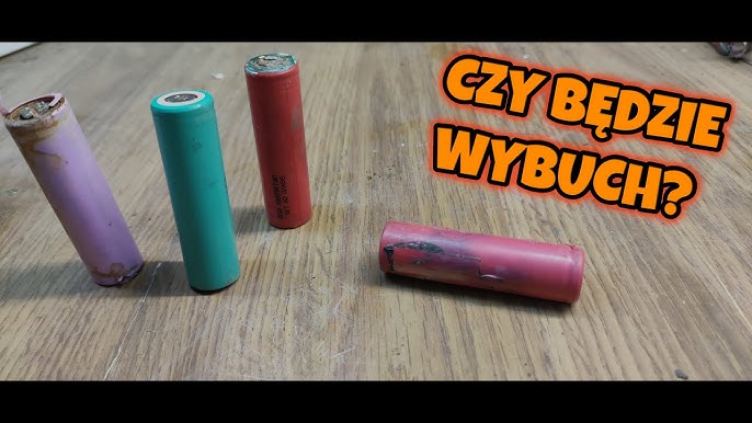 bateria 18650 zwarcie, luźne monety i klucze, eksplozja baterii vape, niebezpieczeństwo akumulatora - #9 Test uderzeniowy ogniw Li-ion 18650 - Czy będzie eksplozja?