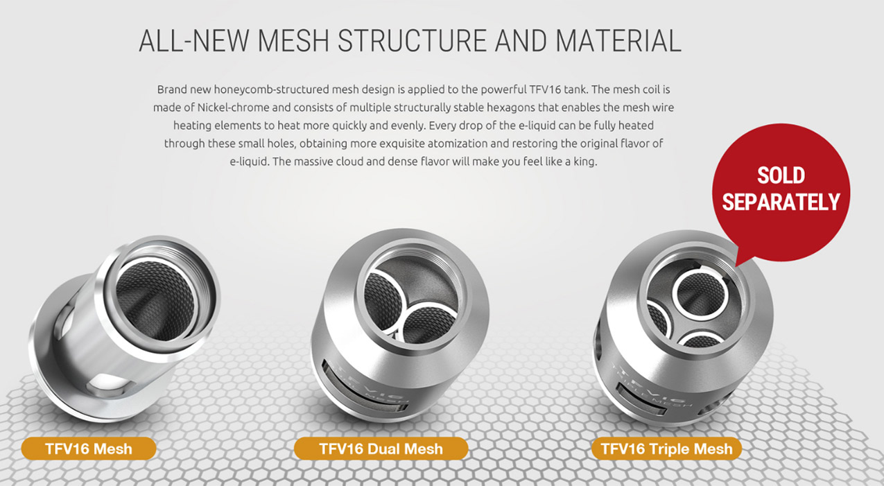przekrój grzałki Dual Mesh Coil, budowa podwójnej grzałki siatkowej, technologia grzewcza e-papierosa, wnętrze vape - Grzałki SMOK TFV16 - Obfite chmury i intensywny smak!