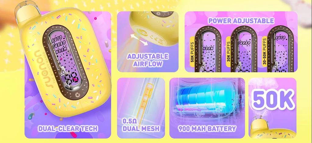 dieta vaper, e-papieros chmura donut, fitness vaping, waga vaping - Suonon Donete 50K Review: NEXA
