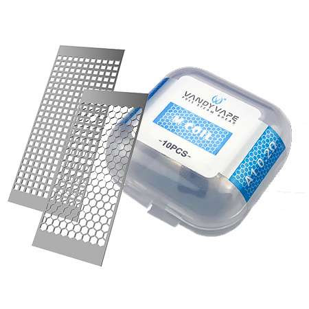 Mesh Coil technologia vape, siatka grzewcza e-papieros, doskonały smak vape, inżynieria smaku e-papieros - VANDY VAPE M Mesh Sheet Coils (10 Pack) - Central Vapors