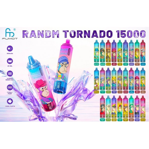 porównanie taniego i premium e-papierosa, jednorazówki różnej jakości, RandM Tornado 15000 i tani vape - Jednorazówka RandM Tornado 15000 15k Puffs 25ml 5% 850mAh USB-C 59zł