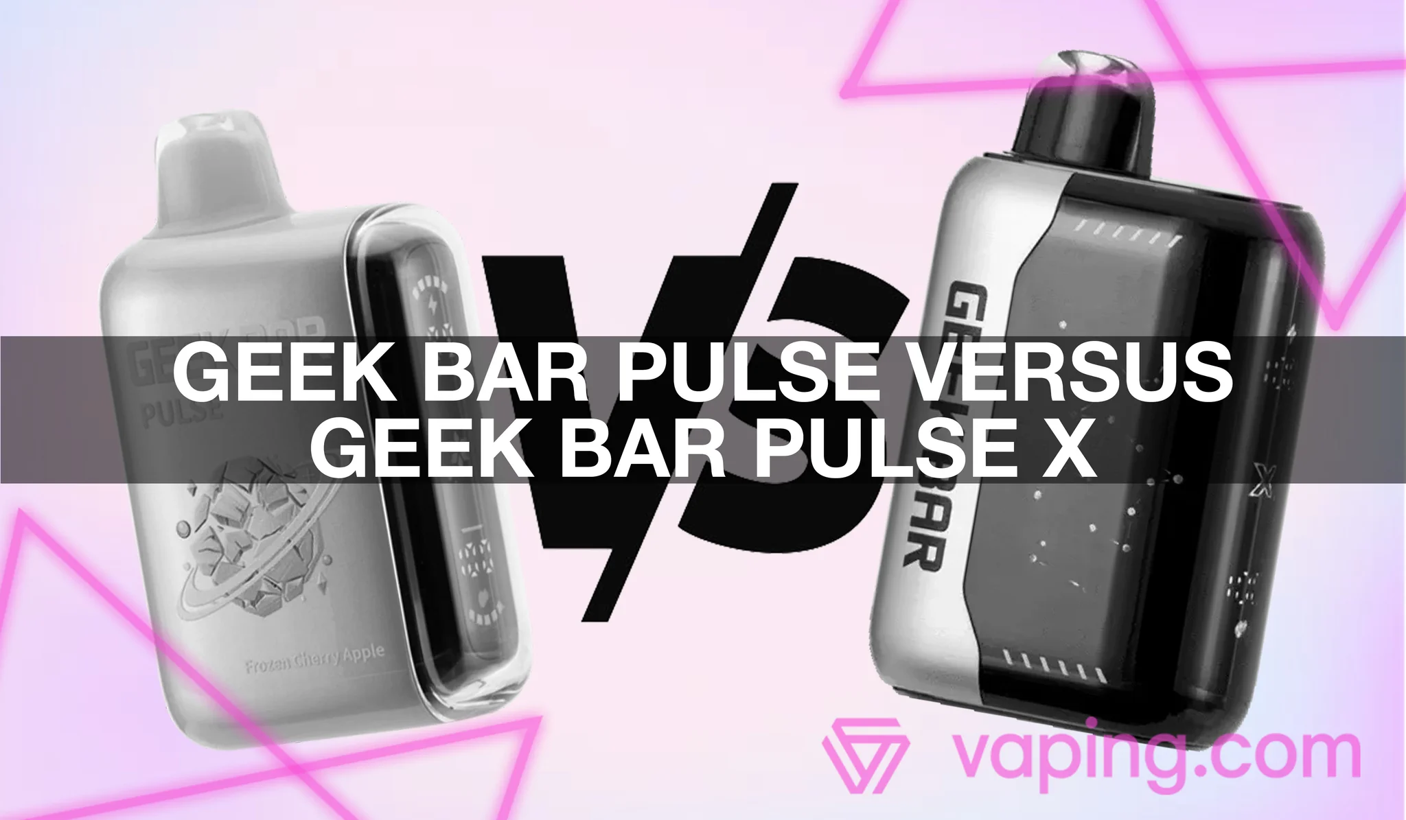 Geek Bar Pulse X Hifancy porównanie e-papieros ekran smart vape wojna technologii - Geek Bar Pulse versus Geek Bar Pulse X
