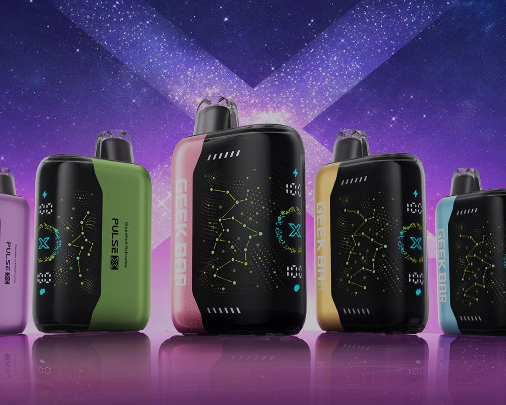 Geek Bar Pulse X ekran animacje kosmiczne gwiazdy wapowanie - Geek Bar Pulse X 25K Vapes | Shop Geek Bar Pulse X Flavors