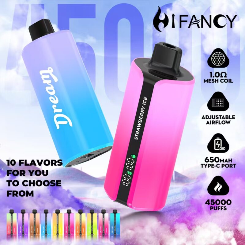 hifancy dream 45000 puffs e pa