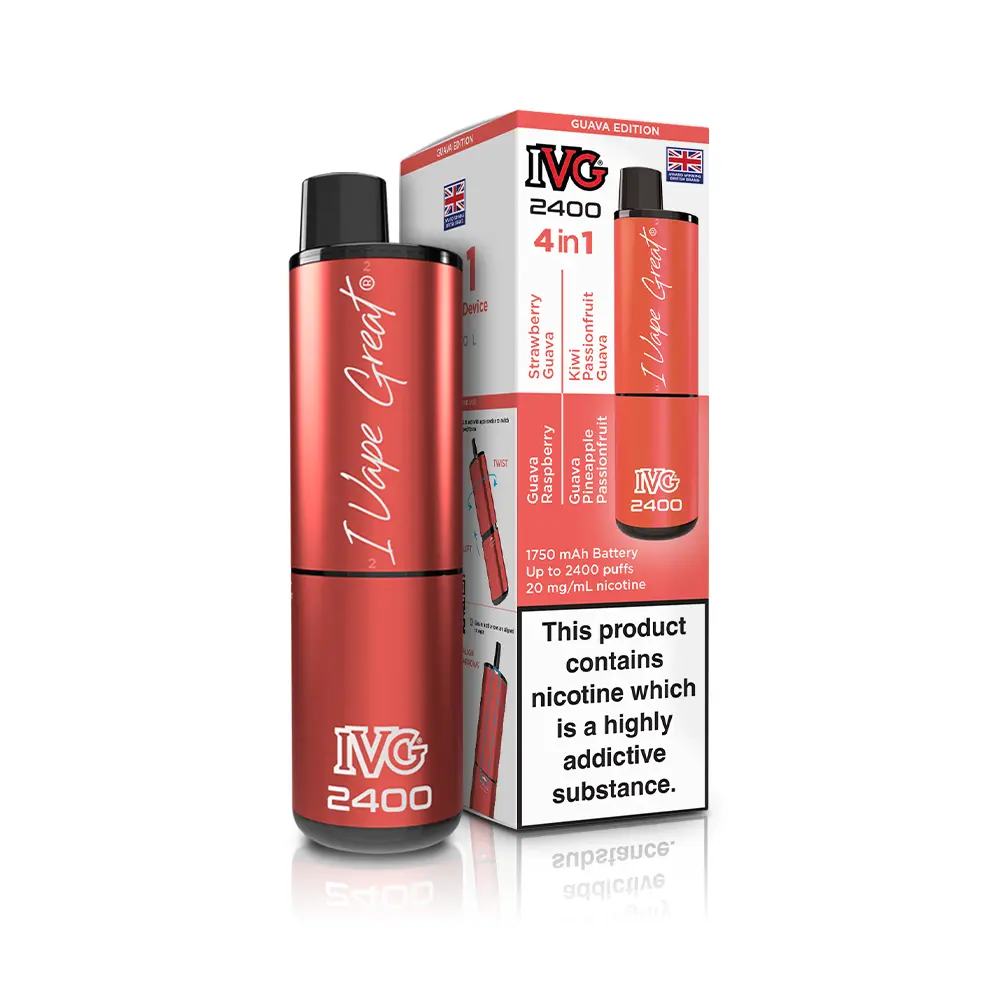 IVG 2400 koncepcja 4x2ml, innowacja w vapingu TPD, obejście przepisów vape, cztery zbiorniki liquidu - IVG 2400 Prefilled Pod Vape Kit | 2400 Puffs